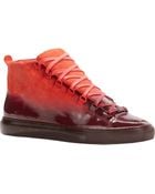 Balenciaga Ombré Arena High-Top Sneakers - Lyst