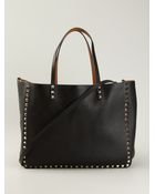 Valentino Rockstud Shopper Tote - Lyst