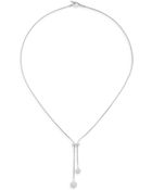 Noir Jewelry Pavé Bead Drop Necklace - Lyst