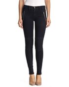 Hudson Stark Moto Skinny Pants - Lyst