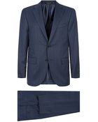 Corneliani Windowpane Wool Suit - Lyst