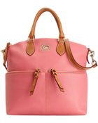 Dooney & Bourke Dillen Ii Double Pocket Satchel - Lyst