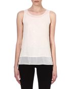 French Connection Riviera Mist Sleeveless Top - Lyst
