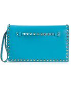 Valentino 'Rockstud' Clutch - Lyst