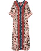 Temperley London Aponi Printed Silk-Chiffon Kaftan - Lyst