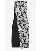 French Connection Paisley Party Crepe Dress - Lyst