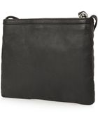 Topshop Leather Woven Tassel Clutch Bag - Lyst