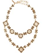 Oscar de la Renta Swirl Gold-Tone Necklace - Lyst