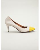 Lanvin Cap Toe Pump - Lyst