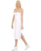 Burberry Prorsum Embroidered Viscose Cady Dress - Lyst