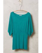 Bordeaux Ribbed Kimono Tee - Lyst