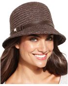Nine West Short Brim Cloche Hat - Lyst