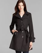 Calvin Klein Trench Coat - Hooded Belted - Lyst
