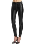 McQ by Alexander McQueen Faux Leather-panel Skinny Jeans - Lyst