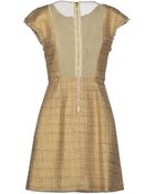 Alice + Olivia Short Dress - Lyst