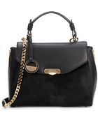 Versace Calf Hair & Leather Satchel - Lyst