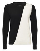 Jaeger Cashmere Asymmetric Sweater - Lyst