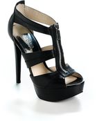 MICHAEL Michael Kors Berkley Leather Platform Sandals - Lyst