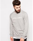Soulland Sweatshirt With Embroidery - Lyst