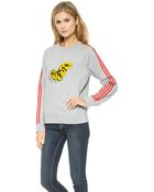 Marc By Marc Jacobs Peyton French Terry Sweatshirt - Grey Melange Multi - Lyst