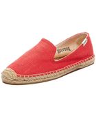Soludos Smoking Slipper Knobby Linen - Lyst