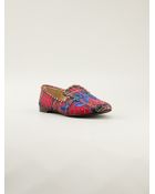 Giuseppe Zanotti Studded Tartan Slippers - Lyst