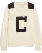 Chloé Intarsia Cotton-Blend Sweater - Lyst