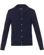 Ermenegildo Zegna Fineknit Wool Cardigan - Lyst