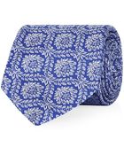 Penrose London Jacquard Palm Silk Tie - Lyst