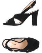 A. Bottega High-Heeled Sandals - Lyst