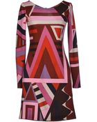 Emilio Pucci Short Dress - Lyst