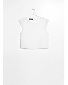 Mango Sheer Panel Top - Lyst