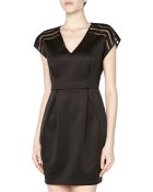 Sachin & Babi Eos Short-Sleeve Mesh Scuba Dress - Lyst