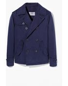 Mango Man Cotton Canvas Trench Coat - Lyst