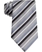 Kenneth Cole New York Silk Franklin Stripe Tie - Lyst