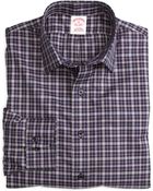 Brooks Brothers Noniron Slim Fit Mini Check Sport Shirt - Lyst