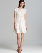 Rebecca Taylor Dress - Cap Sleeve Textured - Lyst