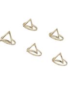 Topshop Triangle Multi Ring Pack - Lyst