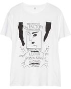 R13 Graphic Boy Cotton And Cashmere-Blend Jersey T-Shirt - Lyst