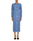 Emilia Wickstead Gemstone-Embellished Lace Dress - Lyst