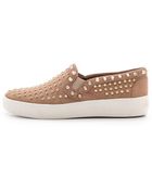 Sam Edelman Braxton Studded Slip On Sneakers - Lyst