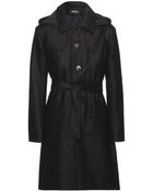 A.P.C. Hooded Wool Coat - Lyst