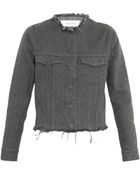 Marques'Almeida Frayed-Edge Denim Jacket - Lyst