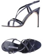 Manolo Blahnik Sandals - Lyst