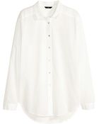 H&M Cotton Shirt - Lyst