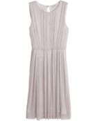 H&M Pleated Dress - Lyst