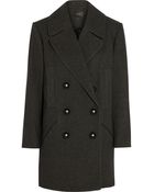 Isabel Marant Ziggy Wool and Cotton-blend Brushed-twill Coat - Lyst