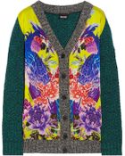 Just Cavalli Woolblend Cardigan - Lyst