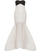 Jason Wu Duchess Satin Strapless Gown - Lyst