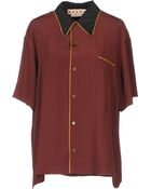 Marni Short Sleeve Shirt - Lyst